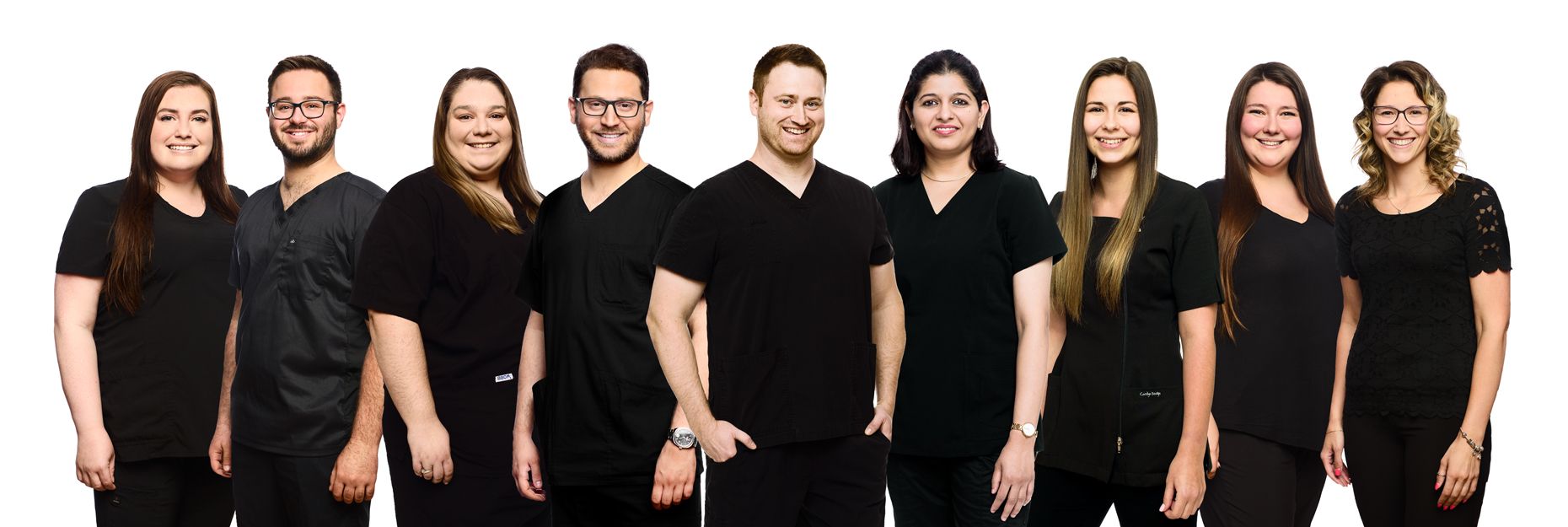 Straight Flossing Dentistry Team Photo